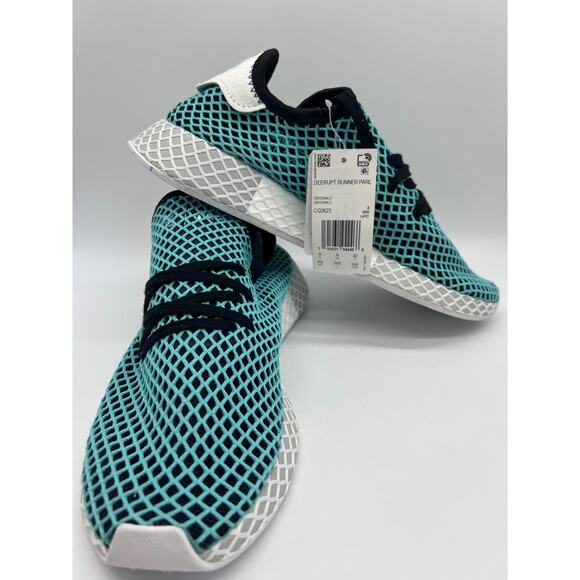 Adidas Men's Deerupt Runner Parley Shoes CQ2623 Size 8.5 NWT - Picture 5 of 16